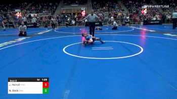 58 lbs Prelims - Jordan Heindl, Toss Em Up vs Noah Back, Raw