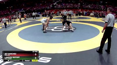 D1-190 lbs Cons. Round 1 - Jet Sanchez, Moeller vs Landon Ristoff, Mass. Perry