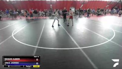 113 lbs Champ. Round 1 - Keagan Albers, IL vs Vince Jasinski, IL