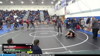 101 lbs Cons. Round 2 - Aliyah Rocha, Hawk Academy Wrestling Club vs Kaila Trinidad, Arnold O Beckman