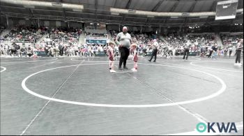 43 lbs Consi Of 32 #2 - Braxton Lantz, Cushing Tigers vs Ellis Jerry, Rough Riders