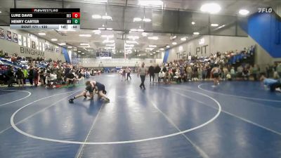 130 lbs Cons. Round 2 - Henry Carter, Mount Ogden vs Luke Davis, Box Elder Stingers