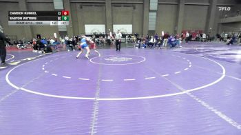 126D 1st Place Match - Camdon Kunkel, Carl Junction vs Easton Witters, Deer Creek