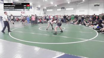 160 lbs Consi Of 4 - Brayden Lutch, Metro All-Stars-MS vs Dante Gadani, Pheonix Wrestling Red-MS
