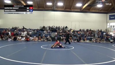 117 lbs Champ. Round 2 - Katelynn Oswalt, Modesto Junior College vs Sarah Pineda, Missouri Valley