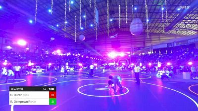 120 lbs Semifinal - Urijah Duran, Duran Elite vs Ryder Dempewolf, Unattached