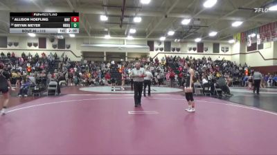 115 lbs Round 1 - Allison Hoefling, Hinton-SBL vs Brynn Meyer, Western Dubuque