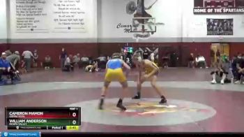 125 lbs 3rd Place Match - Cameron Mamon, Sierra Vista vs William Anderson, Moapa Valley