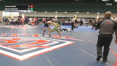 126 lbs Round Of 128 - Logan Keesee, VA vs Izaiah Santiago, MA