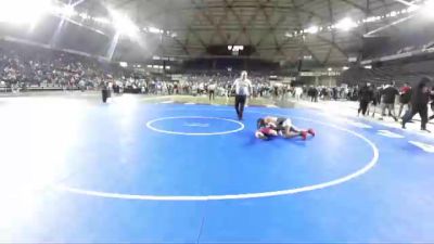 97 lbs Round 2 - Aaliyah Gonzalez, Victory Wrestling-Central WA vs Arieana Brummett, Mat Demon Wrestling Club