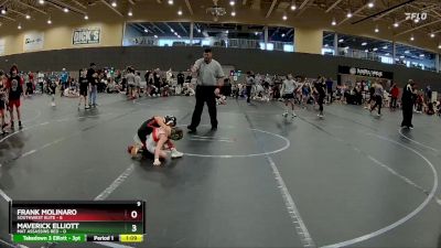 52 lbs Round 4 (6 Team) - Frank Molinaro, SouthWest Elite vs Maverick Elliott, Mat Assassins Red