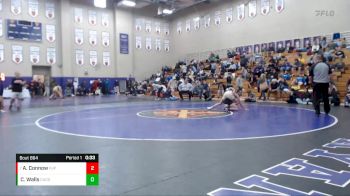 132 lbs Cons. Round 6 - Andrew Connow, Pope John Paul vs Cofy Walls, Caldwell County