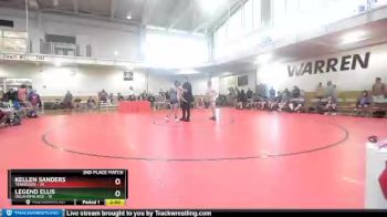 106 lbs 2nd Place Match (8 Team) - Kellen Sanders, Tennessee vs Legend Ellis, Oklahoma Red