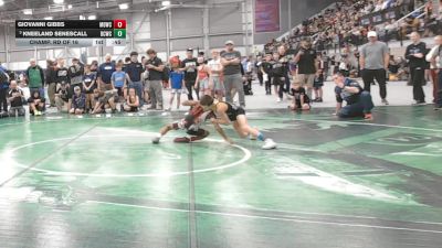 74 lbs Champ. Rd Of 16 - Kneeland Senescall, Big Cat Wrestling Club vs Giovanni Gibbs, Mat Demon Wrestling Club