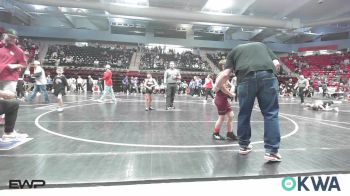 64 lbs Semifinal - Noah Miller, Cleveland Take Down Club vs Mason Madrid, Lincoln Christian