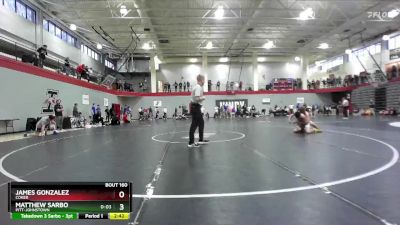 149 lbs Champ. Round 2 - James Gonzalez, Coker vs Matthew Sarbo, Pitt-Johnstown