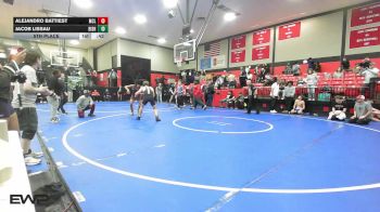 144 lbs 5th Place - Alejandro Battiest, McLain vs Jacob Lissau, Bishop Kelley