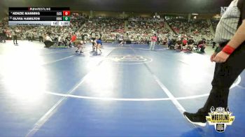 G5A-115 lbs Champ. Round 1 - Kenzie Manning, ELK CITY (Girls) vs Olivia Hamilton, BERRYHILL (Girls)