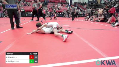 95 lbs Rr Rnd 1 - Kale Elledge, F-5 Grappling vs Ayden Rodgers, Standfast 11u