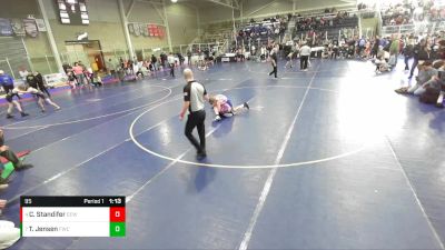 95 lbs Cons. Semi - Cade Standifer, Evanston Elite Wrestling vs Trace Jensen, Fremont Wrestling Club