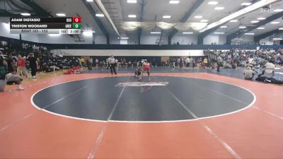 133 lbs Cons. Round 1 - Adam Distasio, Bridgewater State vs Triston Woodard, Greensboro