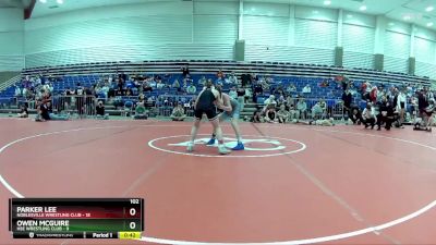 102 lbs Round 2 (6 Team) - Parker Lee, Noblesville Wrestling Club vs Owen McGuire, HSE Wrestling Club