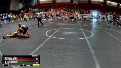 105 lbs Round 2 (6 Team) - Bryson Noel, Neighborhood vs Chase Brown, Silo WC