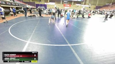 G129-130 lbs Round 3 - Anna Ernst, Arizona Girls Wrestling vs Faith Vondy, Victory Wrestling Club - VTC