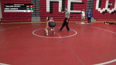 185 lbs 3rd Place Match - Mallorie Selesky, Hewitt-Trussville vs Emma Lawrence, Smiths Station Hs