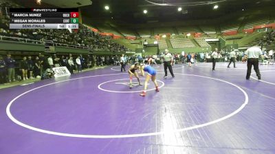 105 lbs Semifinal - Marcia Nunez, Buchanan vs Megan Morales, Central