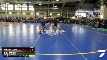 285 lbs Champ. Round 1 - Timothy Glynn, Trinity College (Connecticut) vs Shea Garand, Castleton University