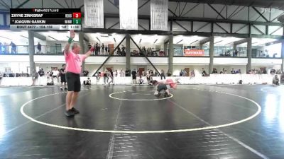 154-158 lbs Semifinal - Joaquin Gaskin, Jr Raiders/ SS vs Zayne Zinkgraf, Vandalia Jr Wrestling Club
