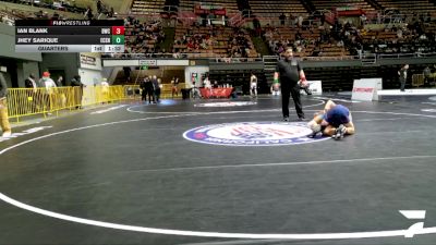 Junior Boys - 126 lbs Quarters - Ian Blank, Diablo Wrestling Club vs Jhey Sarique, El Camino SSF High School Wrestling