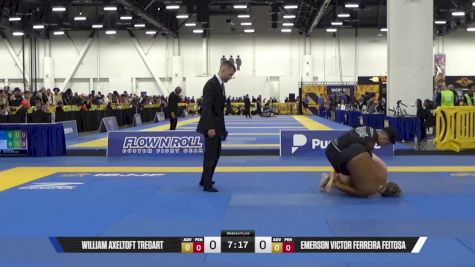 EMERSON VICTOR FERREIRA FEITOSA vs WILLIAM AXELTOFT TREGART 2025 World IBJJF Jiu-Jitsu No-Gi Championship