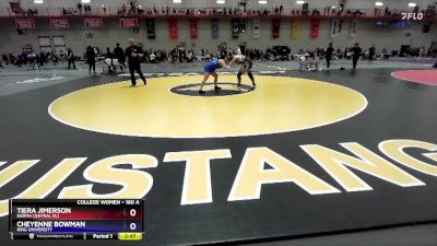 160 A Semifinal - Cheyenne Bowman, King University vs Tiera Jimerson, North Central (IL)