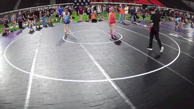 95-100 lbs Champ. Round 4 - Alicia Hansen, Utah vs Micah Norris, Nevada
