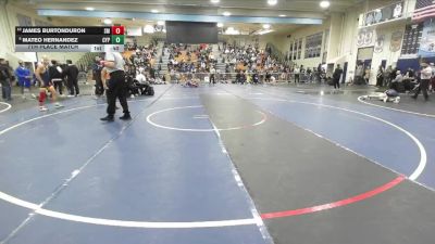 113 lbs 7th Place Match - Mateo Hernandez, Cypress vs James Burtonduron, Santa Monica