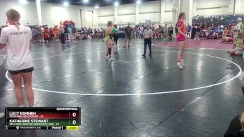 145 lbs Quarters & Wb (16 Team) - Katherine Stewart, RPA/Head Hunters Wrestling Club vs Lucy Kohnen, Team Iowa Beach Bums