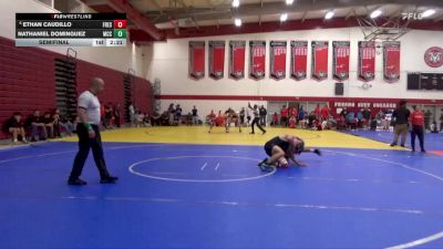 174 lbs Semifinal - Nathaniel Dominguez, Moorpark CCC vs Ethan Caudillo, Fresno City College