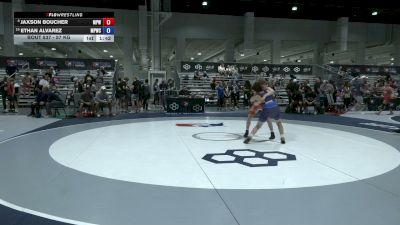 57 kg Cons. Quarters - Jaxson Boucher, Michigan Premier WC vs Ethan Alvarez, Merrillville Pirates Wrestling Club
