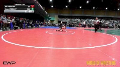 120 lbs Round Of 32 - Kai Parsons, Reign Wrestling Club vs Isaac Toomey, Warriors Of Christ
