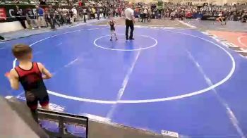 43 lbs Quarterfinal - James Kingston Irvine, Mat Demon Wrestling Club vs Preston O'Gorman, Nebraska Elite