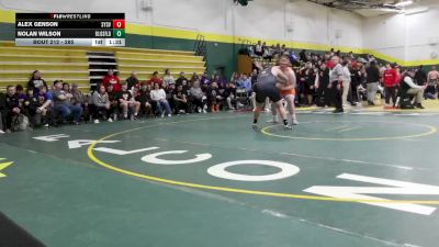 285 lbs Champ. Round 1 - Alex Genson, Sylvania Southview vs Nolan Wilson, Blissfield