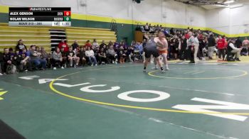 285 lbs Champ. Round 1 - Alex Genson, Sylvania Southview vs Nolan Wilson, Blissfield
