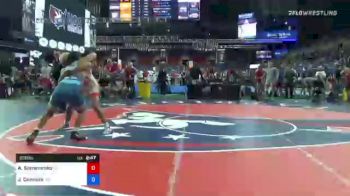 220 lbs Consi Of 16 #1 - Alex Semenenko, New York vs Jakob Connors, Washington
