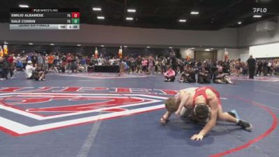 138 lbs Quarterfinal - Emilio Albanese, PA vs Dale Corbin, PA