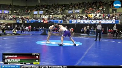 174 lbs Semifinal - Jared Stricker, Wisconsin-Eau Claire vs Jason Geyer, NYU