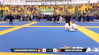 Windson Fontes Monteiro vs Cleberson Raimundo Rodrigues Sil 2025 Brasileiro Jiu-Jitsu IBJJF