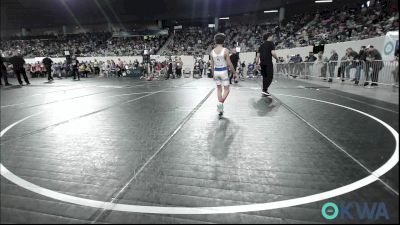 73 lbs Round Of 16 - Damen Macias, Berryhill Wrestling Club vs Wilder Johnson, Comanche Takedown Club