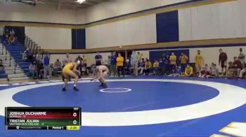 157 lbs Placement (16 Team) - Joshua Ducharme, Norwich vs Tristan Julian, Western New England